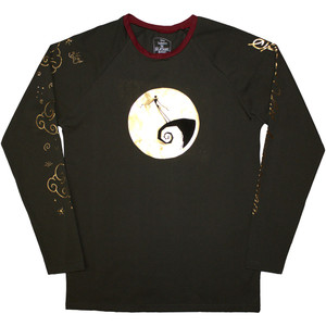 The Nightmare Before Christmas Unisex Long Sleeve T-Shirt: Spiral Hill (Green) (Embellished) The Nightmare Before Christmas Unisex Long Sleeve T-Shirt: Spiral Hill (Green) (Embellished)