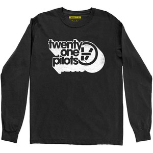 Twenty One Pilots Unisex Long Sleeve T-Shirt: Vessel Vintage (Black) Twenty One Pilots Unisex Long Sleeve T-Shirt: Vessel Vintage (Black)