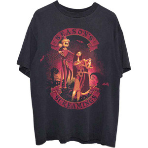 The Nightmare Before Christmas Unisex T-Shirt: Season's Screamings (Black) The Nightmare Before Christmas Unisex T-Shirt: Season's Screamings (Black)