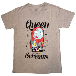The Nightmare Before Christmas Unisex T-Shirt: Queen Of Screams (Grey) The Nightmare Before Christmas Unisex T-Shirt: Queen Of Screams (Grey)