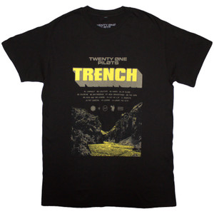 Twenty One Pilots Unisex T-Shirt: Trench Cliff (Black) Twenty One Pilots Unisex T-Shirt: Trench Cliff (Black)