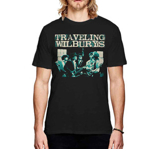 The Traveling Wilburys Unisex T-Shirt: Performing (Black) The Traveling Wilburys Unisex T-Shirt: Performing (Black)