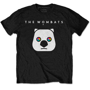 The Wombats Unisex T-Shirt: Rainbow Eyes (Black) The Wombats Unisex T-Shirt: Rainbow Eyes (Black)