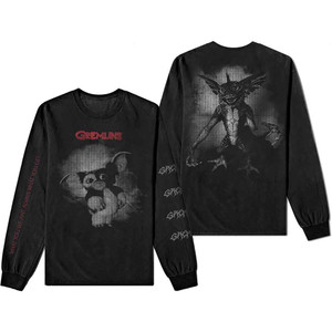 Gremlins Unisex Long Sleeve T-Shirt: Graphic (Black) Gremlins Unisex Long Sleeve T-Shirt: Graphic (Black)