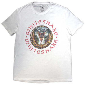 Whitesnake Unisex T-Shirt: Donnington Snake (White) Whitesnake Unisex T-Shirt: Donnington Snake (White)