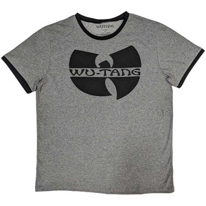 Wu-Tang Clan Unisex Ringer T-Shirt: Logo (Grey) Wu-Tang Clan Unisex Ringer T-Shirt: Logo (Grey)