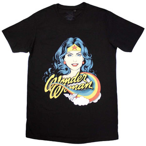 DC Comics Unisex T-Shirt: Wonder Woman Rainbow (Black) DC Comics Unisex T-Shirt: Wonder Woman Rainbow (Black)