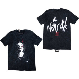Yungblud Unisex T-Shirt: Weird (Black) (Back Print & Wash Collection) Yungblud Unisex T-Shirt: Weird (Black) (Back Print & Wash Collection)