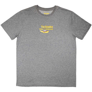 The Beatles Unisex T-Shirt: Yellow Submarine Mini Sub & Logo (Grey) The Beatles Unisex T-Shirt: Yellow Submarine Mini Sub & Logo (Grey)