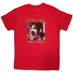 Frank Zappa Unisex T-Shirt: Chunga's Revenge (Red) Frank Zappa Unisex T-Shirt: Chunga's Revenge (Red)