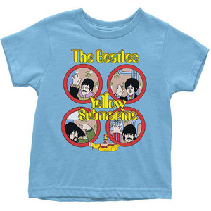 The Beatles Kids Toddler T-Shirt: Yellow Submarine Portholes (Light Blue) The Beatles Kids Toddler T-Shirt: Yellow Submarine Portholes (Light Blue)