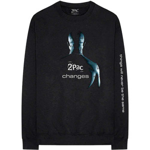 Tupac Unisex Long Sleeve T-Shirt: Changes (Black) (Sleeve Print) Tupac Unisex Long Sleeve T-Shirt: Changes (Black) (Sleeve Print)