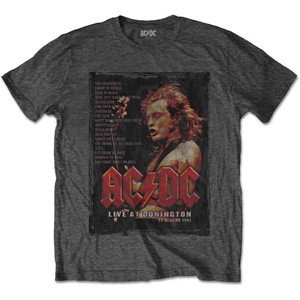 AC/DC Unisex T-Shirt: Donington Set (Charcoal Grey) AC/DC Unisex T-Shirt: Donington Set (Charcoal Grey)