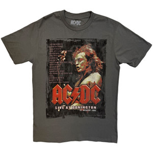 AC/DC Unisex T-Shirt: Donington Set (Charcoal Grey)