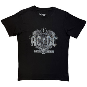 AC/DC Ladies T-Shirt: Black Ice (Black)