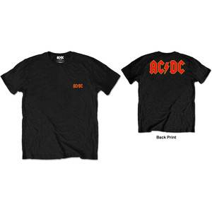 AC/DC Unisex Retail Pack T-Shirt: Logo (Black) (Back Print) AC/DC Unisex Retail Pack T-Shirt: Logo (Black) (Back Print)