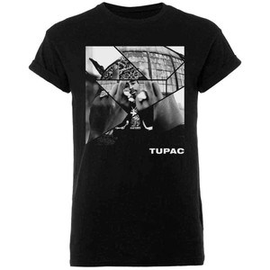 Tupac Unisex T-Shirt: Broken Up (Black) Tupac Unisex T-Shirt: Broken Up (Black)
