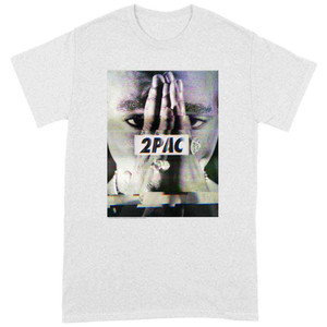 Tupac Unisex T-Shirt: Transmit (White) Tupac Unisex T-Shirt: Transmit (White)