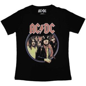 AC/DC Ladies T-Shirt: Highway To Hell Circle (Black) AC/DC Ladies T-Shirt: Highway To Hell Circle (Black)