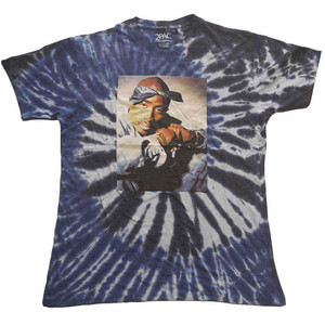 Tupac Unisex T-Shirt: Blue Photo Swirl (Blue) (Wash Collection) Tupac Unisex T-Shirt: Blue Photo Swirl (Blue) (Wash Collection)