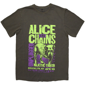 Alice In Chains Unisex T-Shirt: Unplugged Dog (Grey Wash) (Wash Collection) Alice In Chains Unisex T-Shirt: Unplugged Dog (Grey Wash) (Wash Collection)