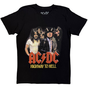 AC/DC Unisex T-Shirt: H2H Band (Black)