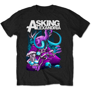Asking Alexandria Unisex T-Shirt: Devour (Black) Asking Alexandria Unisex T-Shirt: Devour (Black)