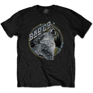 Bad Company Unisex T-Shirt: Wolf (Black) Bad Company Unisex T-Shirt: Wolf (Black)