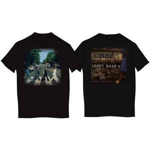 The Beatles Unisex T-Shirt: Vintage Abbey Road (Black) (Back Print) The Beatles Unisex T-Shirt: Vintage Abbey Road (Black) (Back Print)