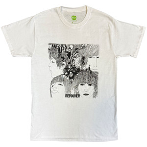 The Beatles Unisex T-Shirt: Revolver Album Cover (White) The Beatles Unisex T-Shirt: Revolver Album Cover (White)