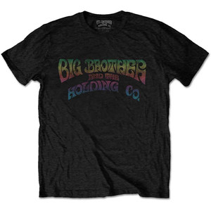 Big Brother & The Holding Company Unisex T-Shirt: Vintage Logo (Black) Big Brother & The Holding Company Unisex T-Shirt: Vintage Logo (Black)