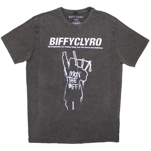 Biffy Clyro Unisex Stone Wash T-Shirt: Big Imagination (Charcoal Grey) Biffy Clyro Unisex Stone Wash T-Shirt: Big Imagination (Charcoal Grey)