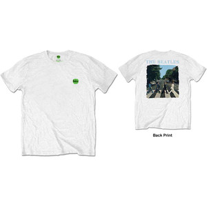 The Beatles Unisex Retail Pack T-Shirt: Abbey Road & Logo (White) (Back Print) The Beatles Unisex Retail Pack T-Shirt: Abbey Road & Logo (White) (Back Print)