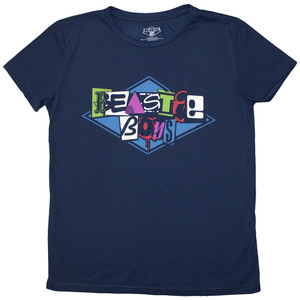 The Beastie Boys Ladies T-Shirt: Multicolour Logo (Denim Blue) The Beastie Boys Ladies T-Shirt: Multicolour Logo (Denim Blue)