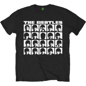 The Beatles Unisex T-Shirt: Hard Days Night Faces Mono (Black) The Beatles Unisex T-Shirt: Hard Days Night Faces Mono (Black)