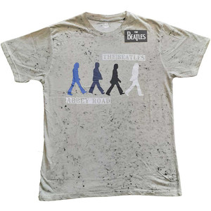 The Beatles Unisex T-Shirt: Abbey Road Colours (Grey) (Wash Collection) The Beatles Unisex T-Shirt: Abbey Road Colours (Grey) (Wash Collection)
