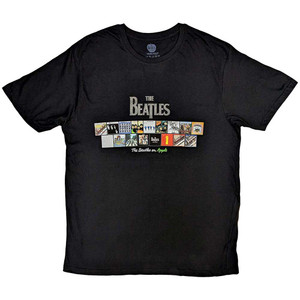 The Beatles Unisex T-Shirt: Albums on Apple (Black) (Embellished) The Beatles Unisex T-Shirt: Albums on Apple (Black) (Embellished)