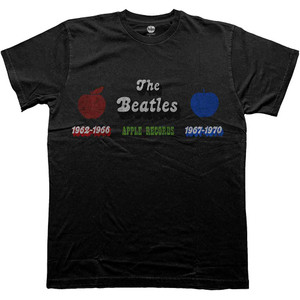 The Beatles Unisex T-Shirt: Apple Years Red & Blue (Black) The Beatles Unisex T-Shirt: Apple Years Red & Blue (Black)