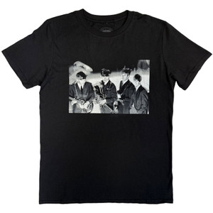 The Beatles Unisex T-Shirt: Smiles Photo (Black)