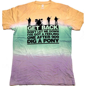 The Beatles Unisex T-Shirt: Get Back Gradient (Multicolour) (Wash Collection) The Beatles Unisex T-Shirt: Get Back Gradient (Multicolour) (Wash Collection)