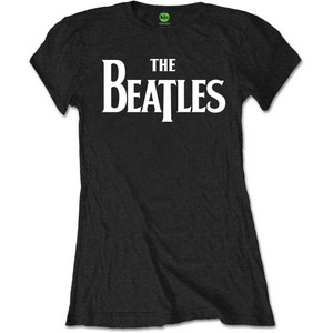 The Beatles Ladies Retail Pack T-Shirt: Drop T (Black) The Beatles Ladies Retail Pack T-Shirt: Drop T (Black)