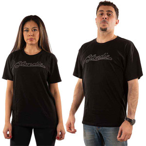 Blondie Unisex T-Shirt: Logo (Black) (Embellished) Blondie Unisex T-Shirt: Logo (Black) (Embellished)