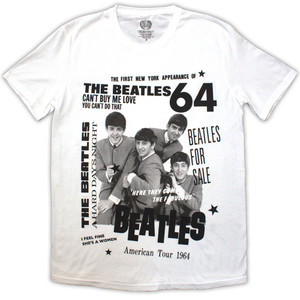 The Beatles Unisex T-Shirt: 1964 (White) The Beatles Unisex T-Shirt: 1964 (White)