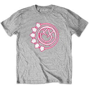 Blink-182 Kids T-Shirt: Six Arrow Smile (Heather Grey) Blink-182 Kids T-Shirt: Six Arrow Smile (Heather Grey)