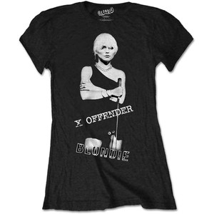 Blondie Ladies T-Shirt: X Offender (Black) Blondie Ladies T-Shirt: X Offender (Black)