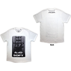 Billie Eilish Unisex T-Shirt: Hit Me Hard And Soft Falling (White) (Back Print) Billie Eilish Unisex T-Shirt: Hit Me Hard And Soft Falling (White) (Back Print)