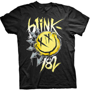 Blink-182 Unisex T-Shirt: Big Smile (Black) Blink-182 Unisex T-Shirt: Big Smile (Black)