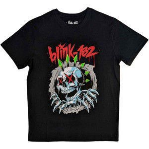 Blink-182 Unisex T-Shirt: Six Arrow Skull (Black) Blink-182 Unisex T-Shirt: Six Arrow Skull (Black)