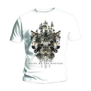 Bring Me The Horizon Unisex T-Shirt: Wolven Version 2 (White) (XX-Large) Bring Me The Horizon Unisex T-Shirt: Wolven Version 2 (White) (XX-Large)