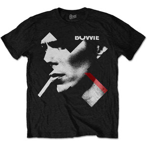David Bowie Unisex T-Shirt: X Smoke Red (Black) David Bowie Unisex T-Shirt: X Smoke Red (Black)